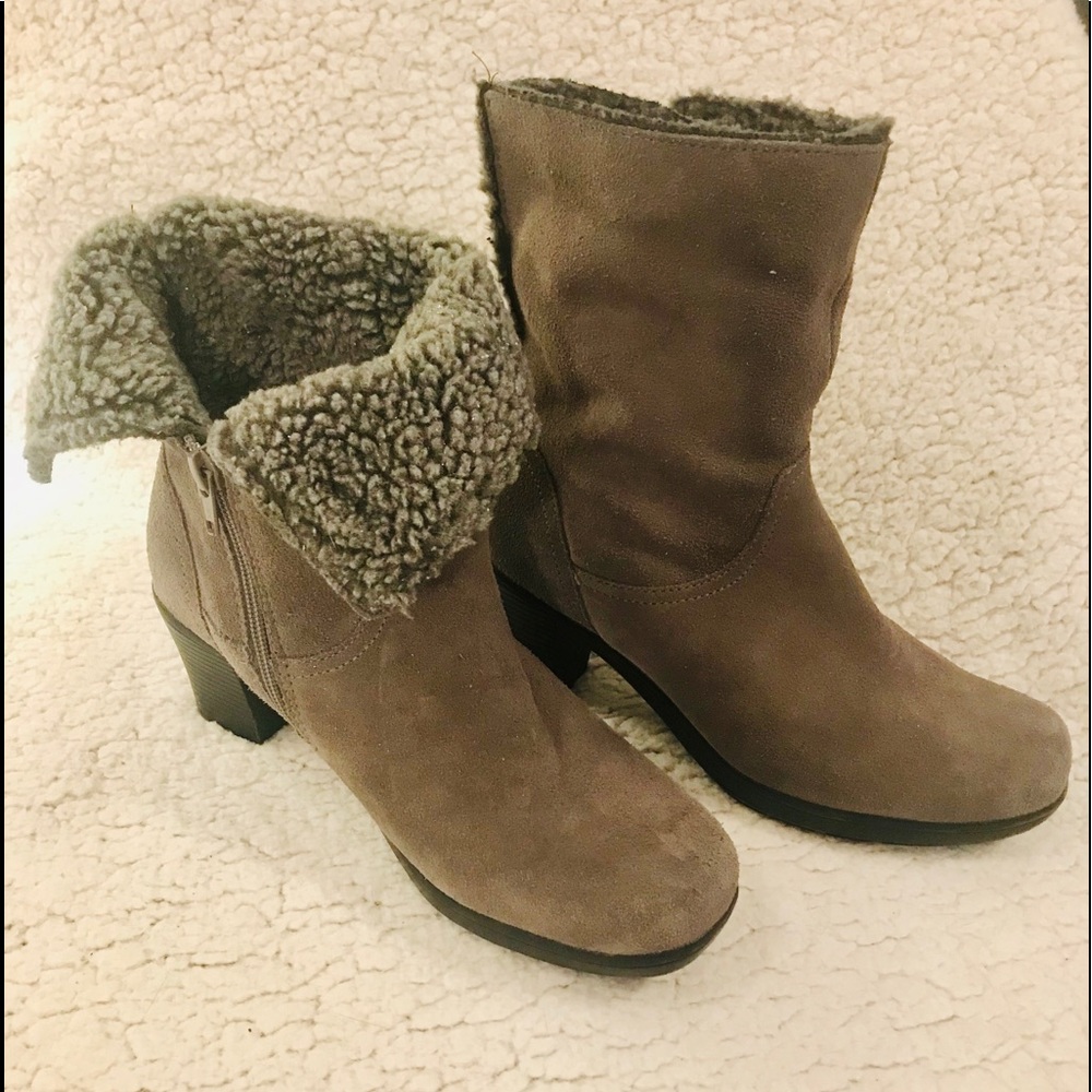 Clark’s Suede Booties